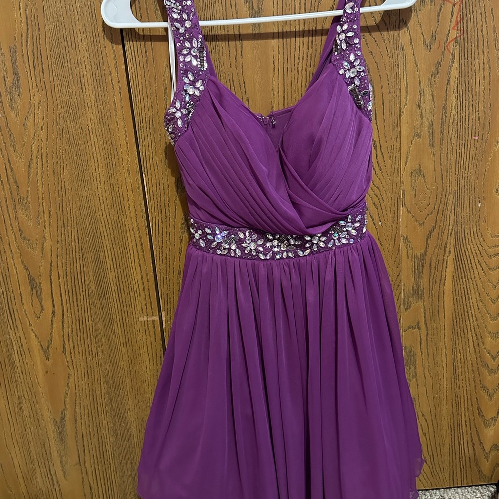Purple Homecoming dress